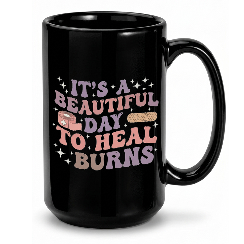 Groovy Burn Unit Nurse Art Mug