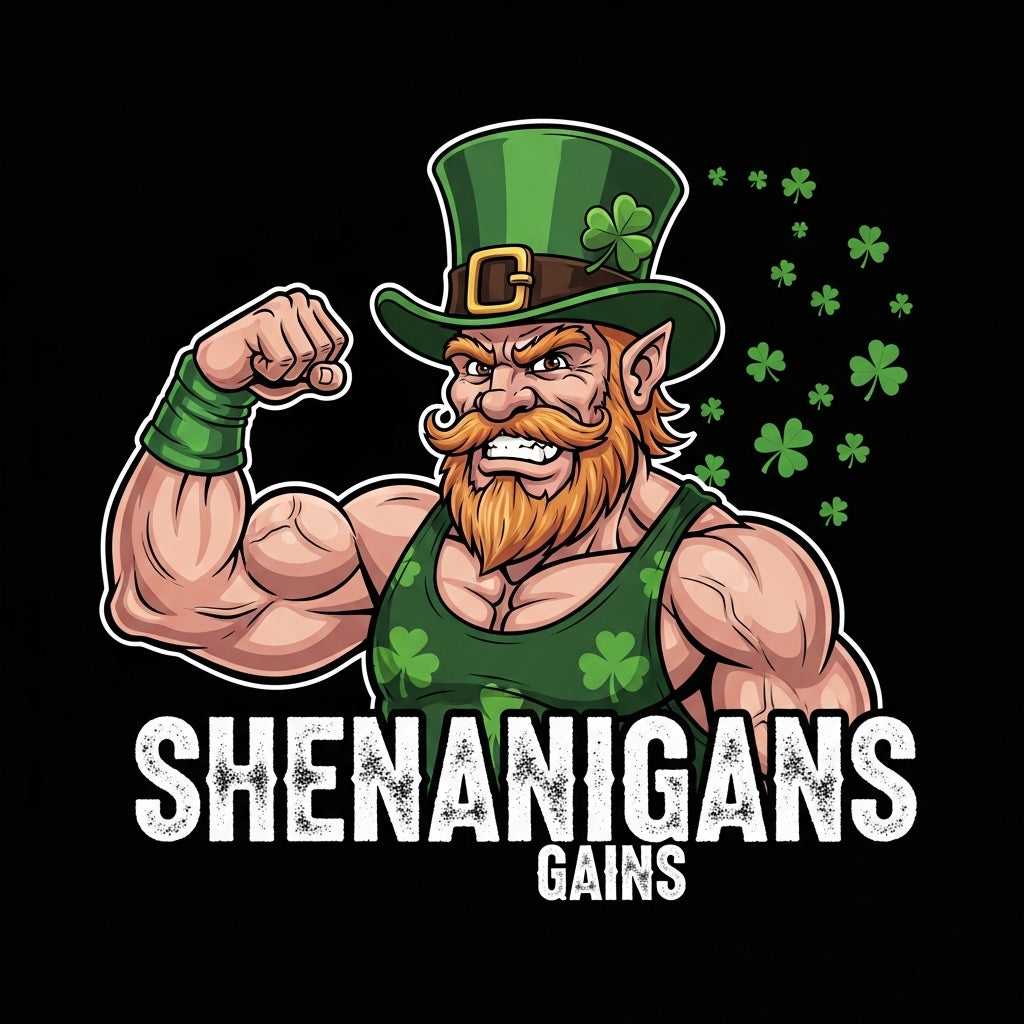 Muscular Leprechaun St. Patrick's Mug