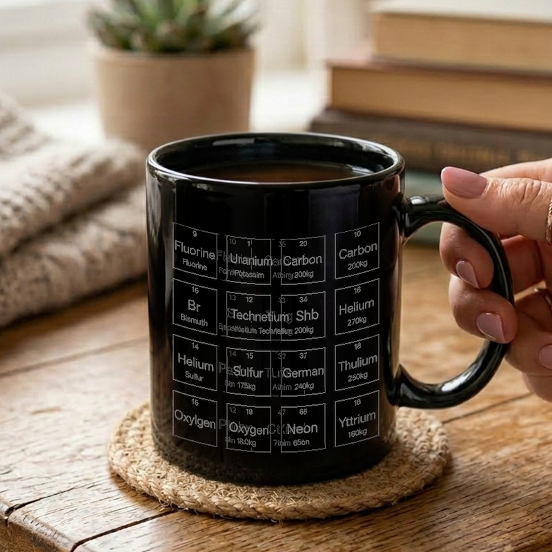 Periodic Table Elements Grid Mug