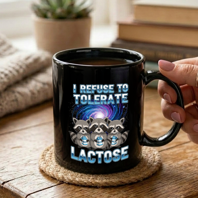 Raccoon Lactose Intolerance Mug