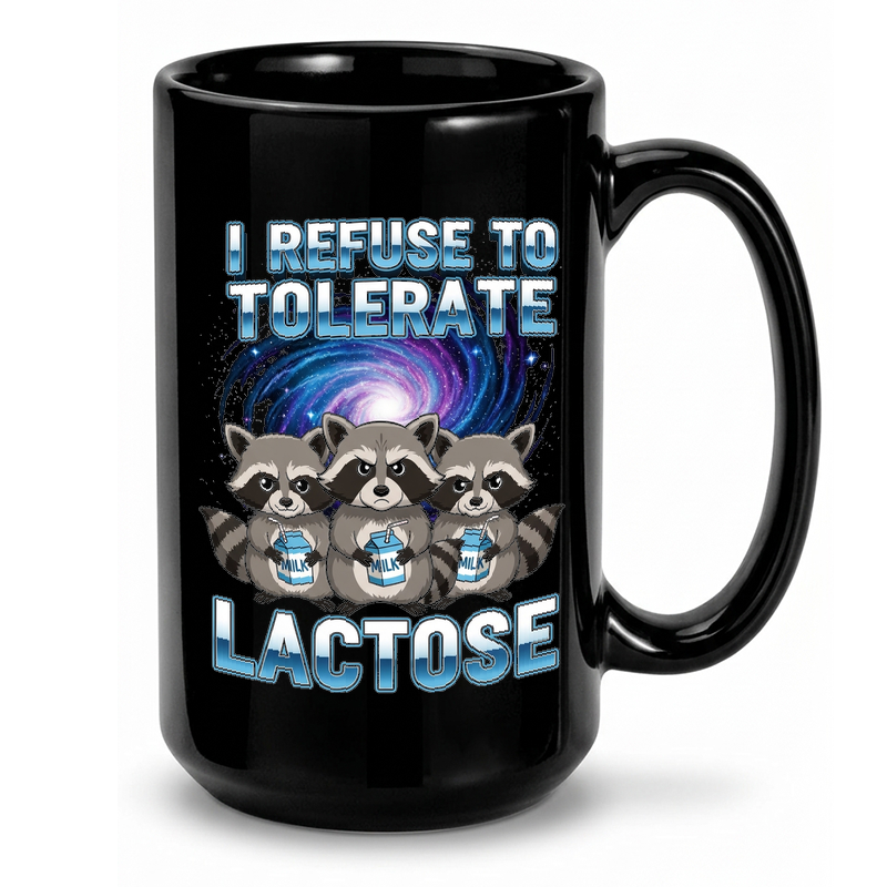 Raccoon Lactose Intolerance Mug