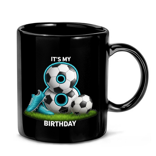 Soccer Ball Number Eight Mug