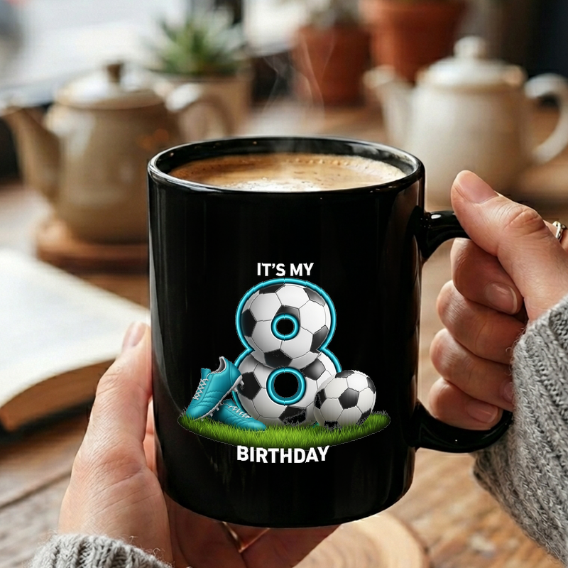 Soccer Ball Number Eight Mug