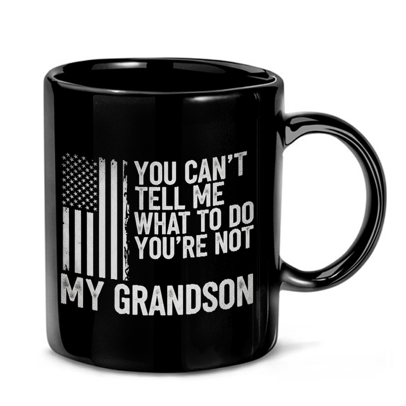 Grandson Rebel Text Design Mug