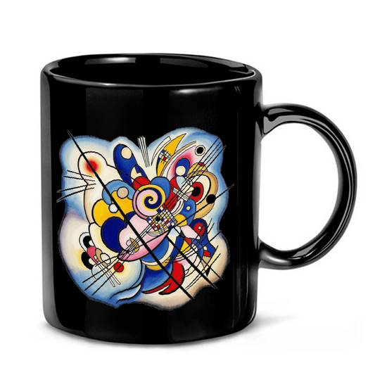 Kandinsky Style Abstract Art Mug