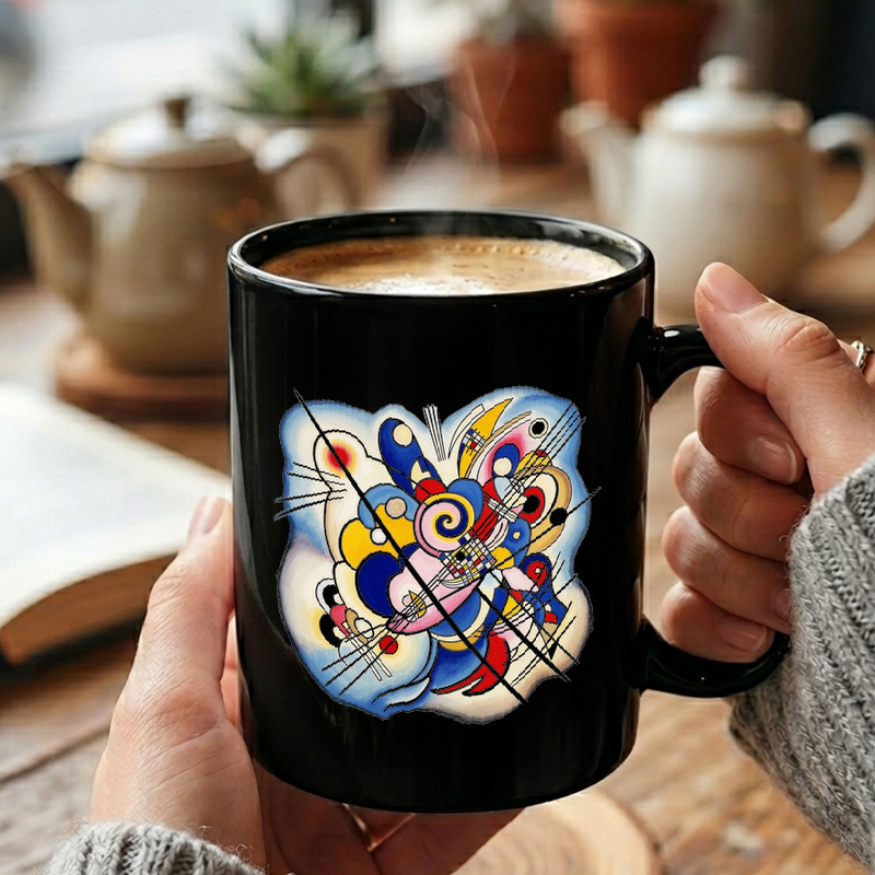 Kandinsky Style Abstract Art Mug
