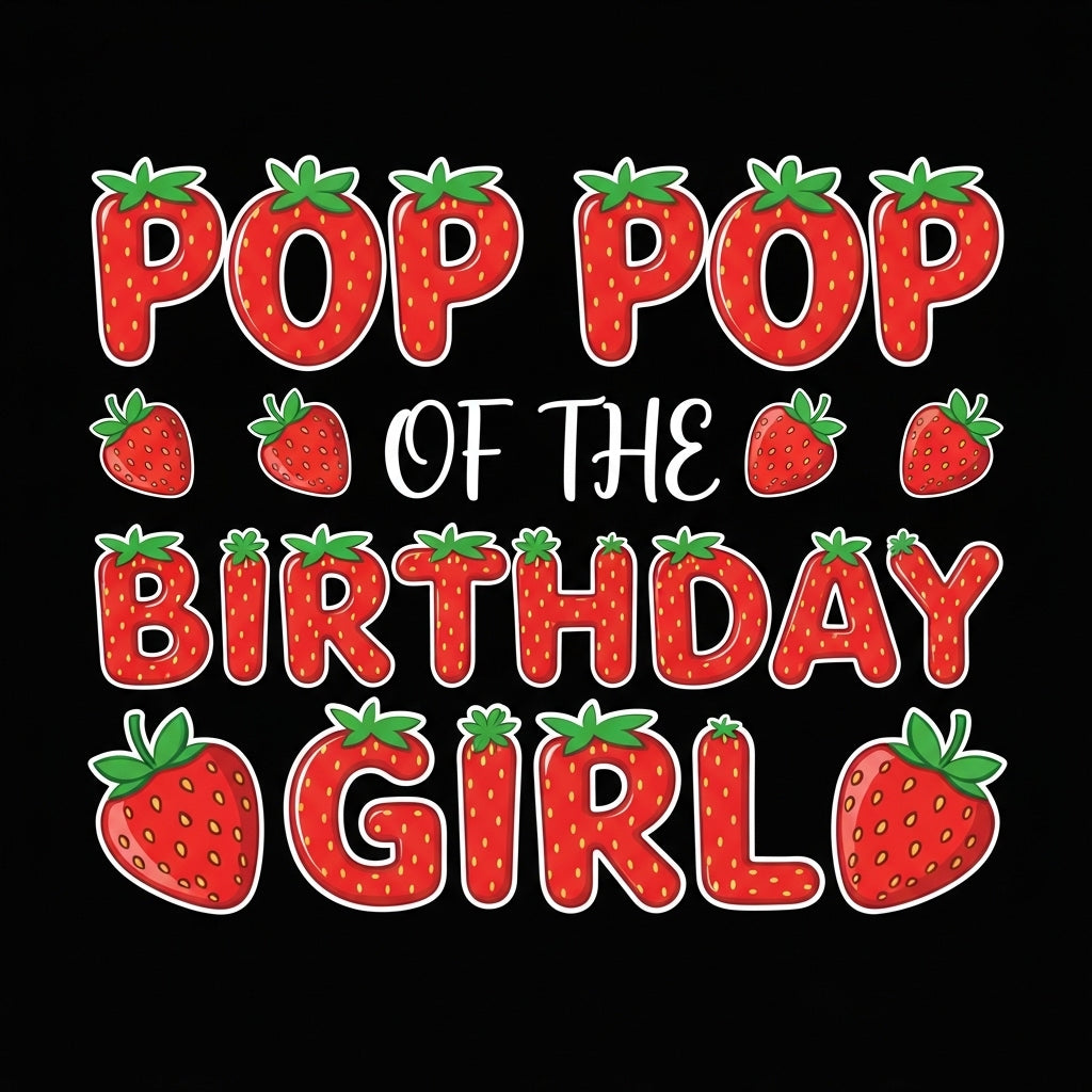 Strawberry Birthday Pop Pop Mug