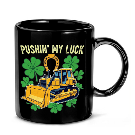 Retro St. Patrick's Luck Builder Design Mug