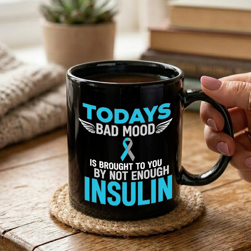 Diabetes Awareness Text Design Mug