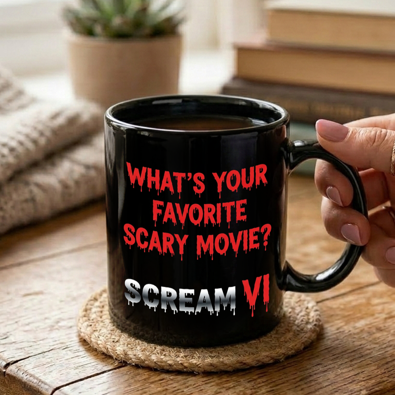 Iconic Slasher Cinema Art Mug