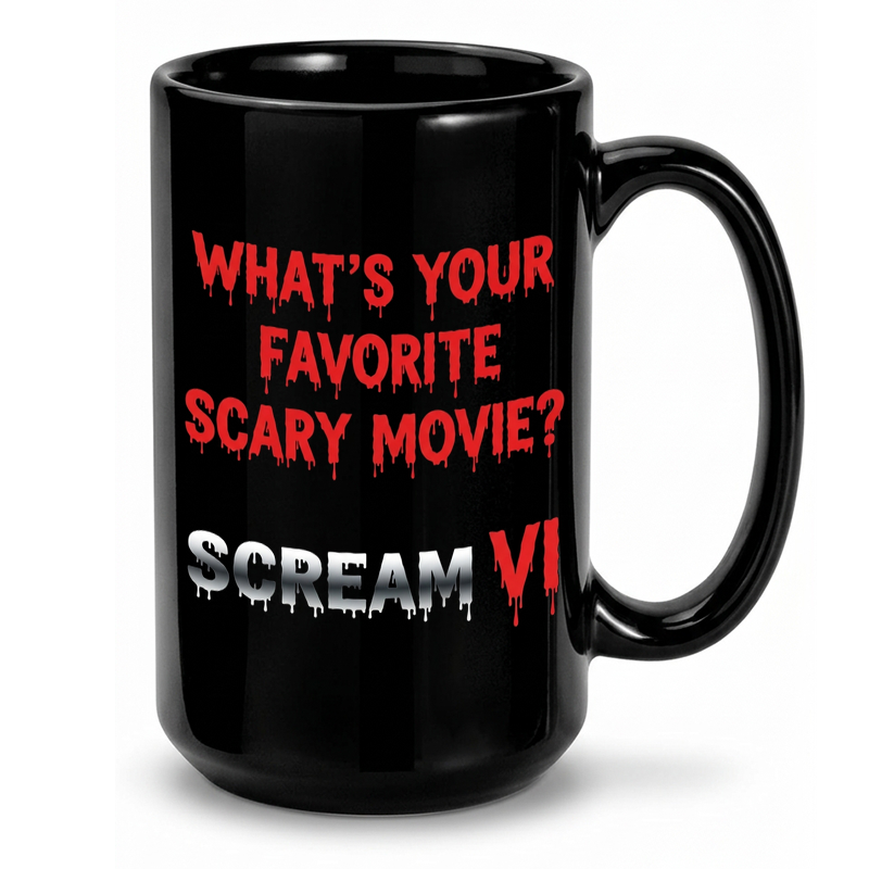 Iconic Slasher Cinema Art Mug