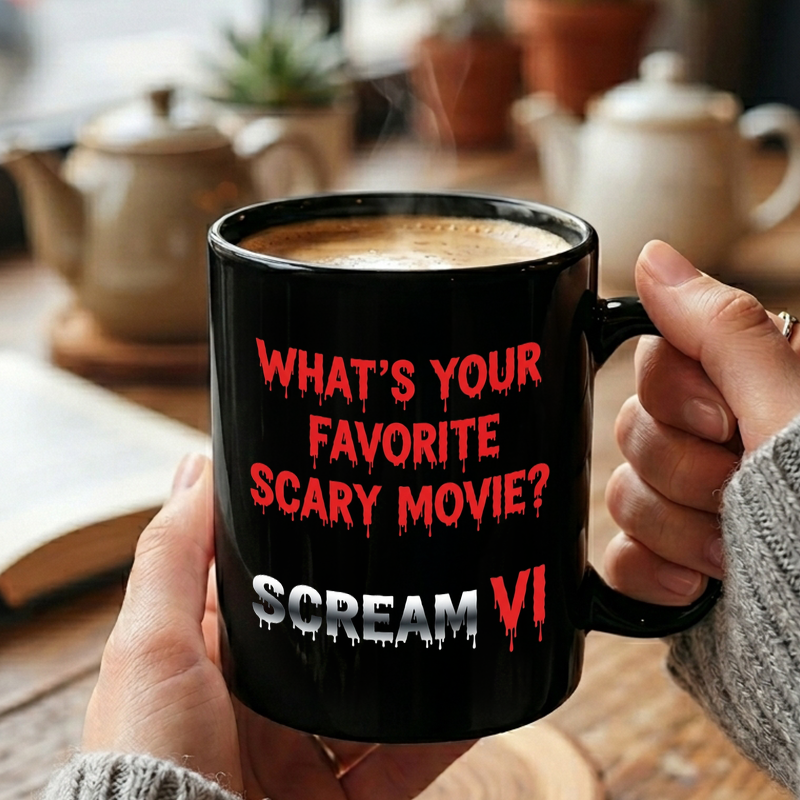 Iconic Slasher Cinema Art Mug