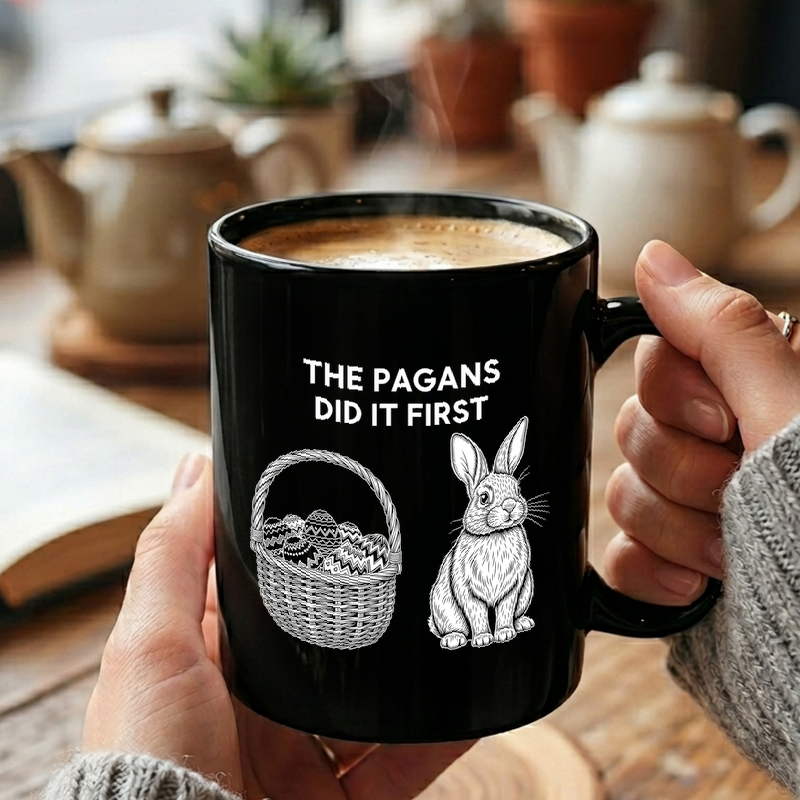 Pagans Did It First Art Mug