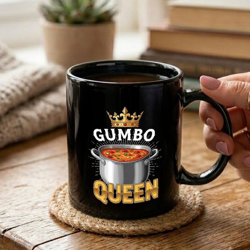Gumbo Queen Culinary Art Mug