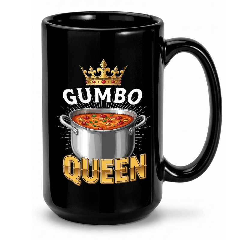 Gumbo Queen Culinary Art Mug