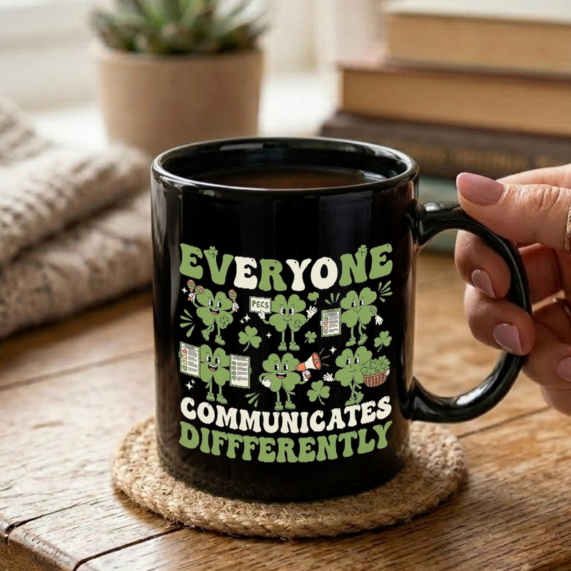 Groovy Clover Communication Art Mug