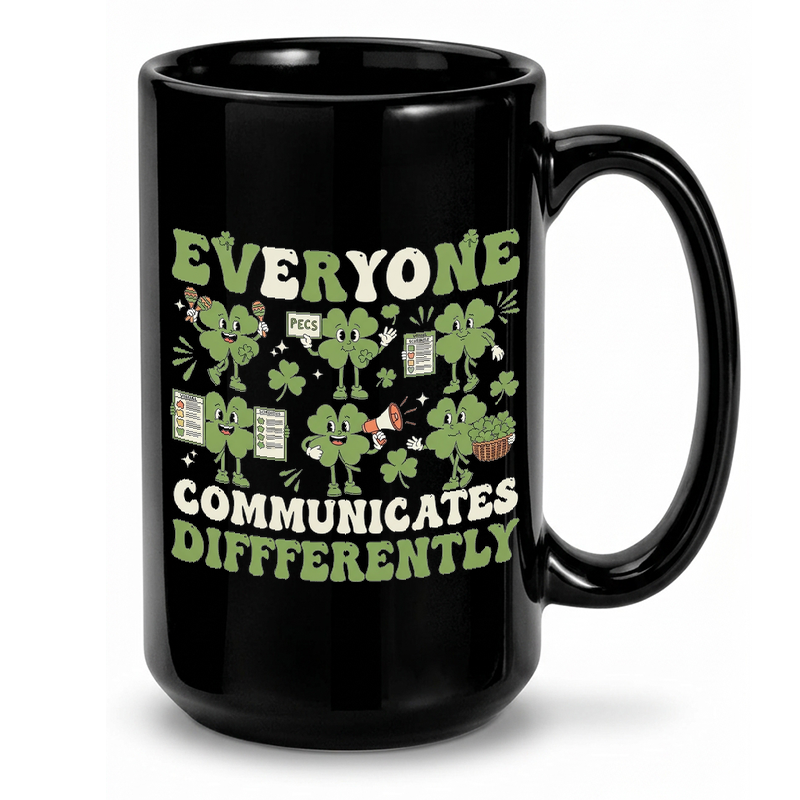 Groovy Clover Communication Art Mug