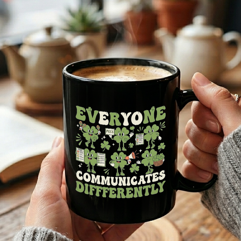Groovy Clover Communication Art Mug