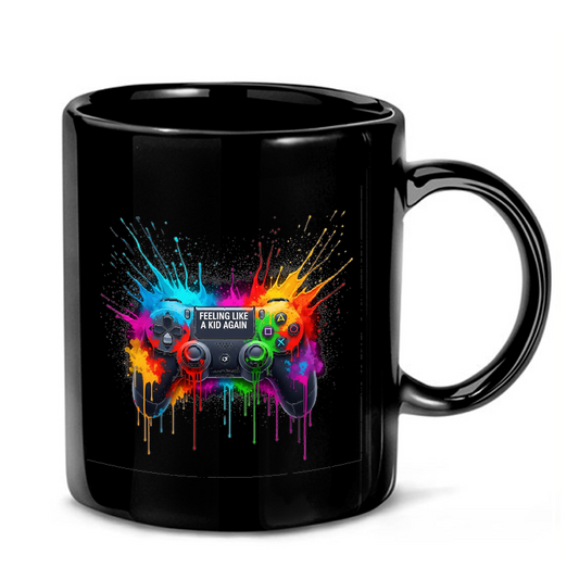 Video Game Controller Splash Mug