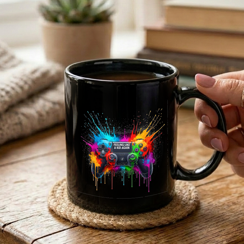 Video Game Controller Splash Mug