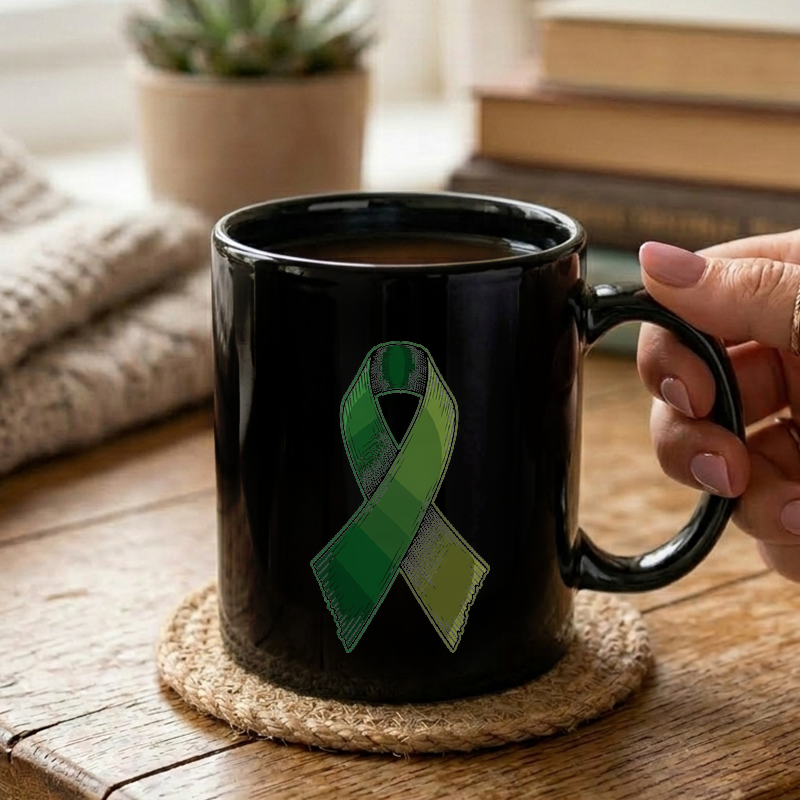 Cerebral Palsy Awareness Ribbon Mug