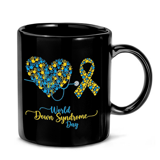 Down Syndrome Awareness Heart Mug