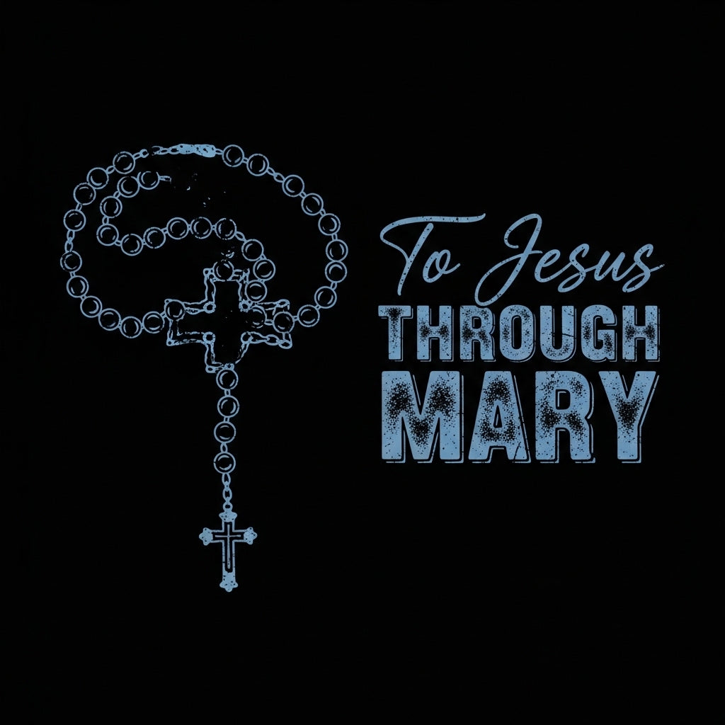 Rosary Cross Faith Design Mug