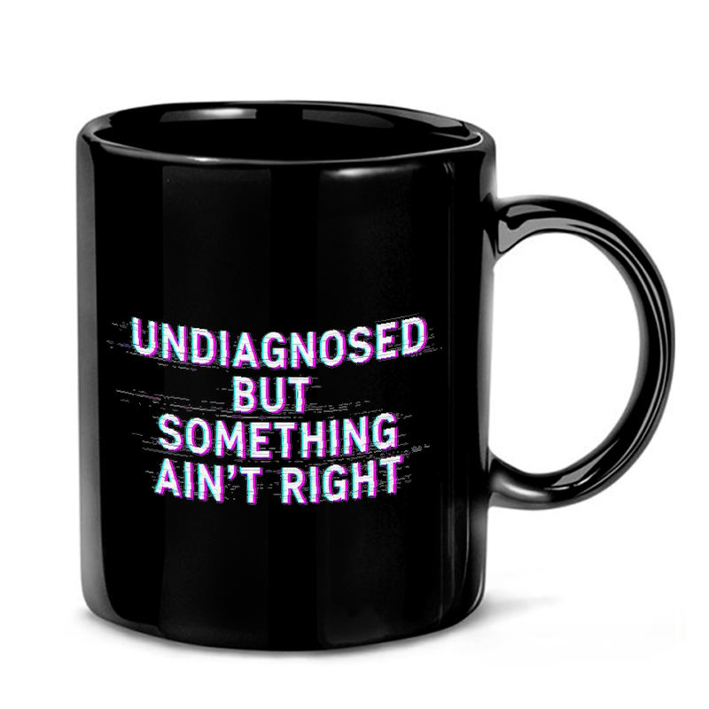 Something Ain't Right Glitch Art Mug