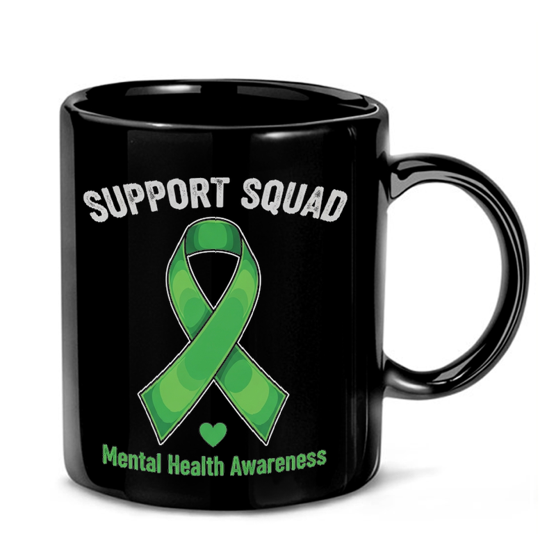 Mental Health Support Ribbon Mug