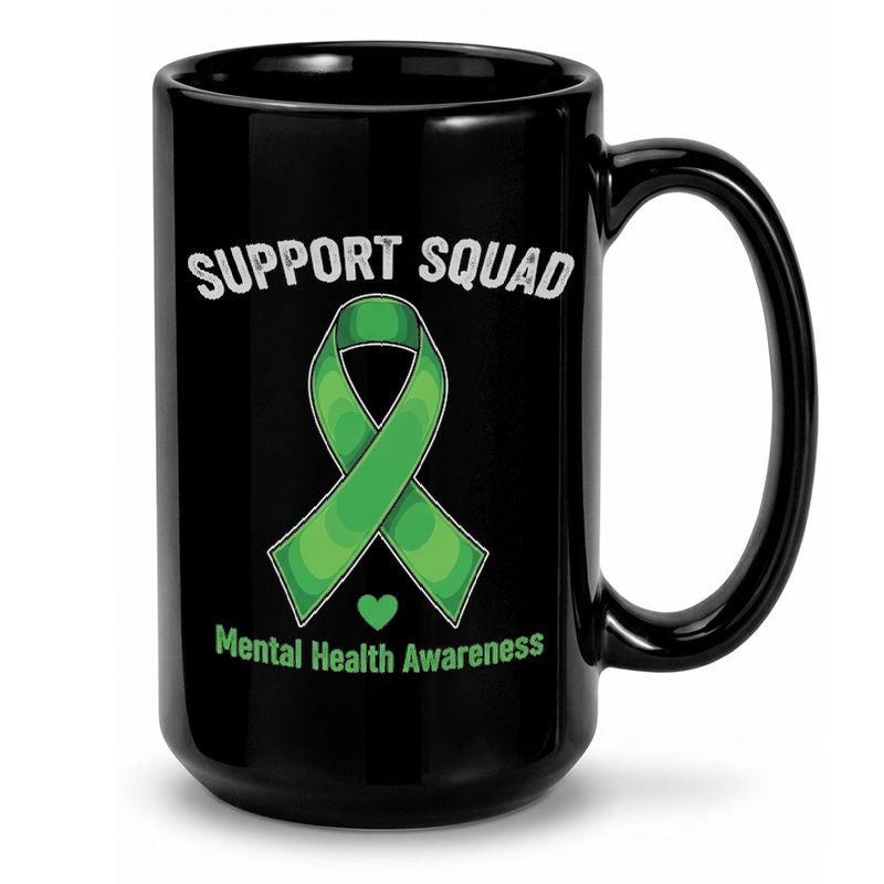 Mental Health Support Ribbon Mug