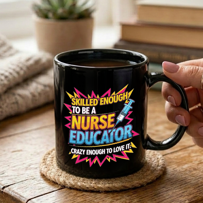 Nurse Educator Text Design Mug