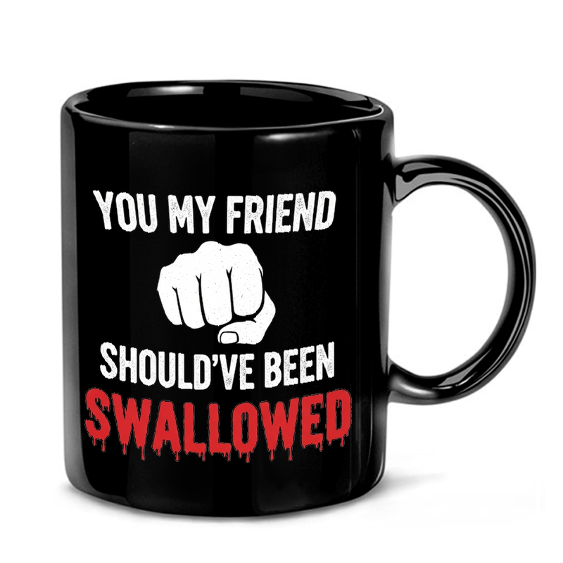 Provocative Fist & Text Graphic Mug