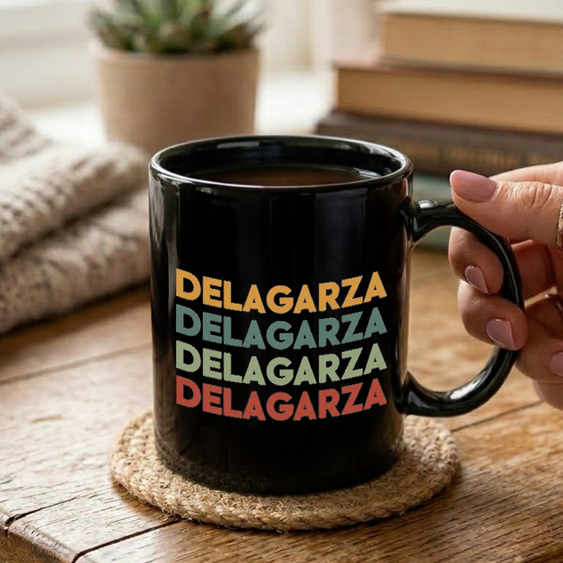 Delagarza Family Name Stack Mug