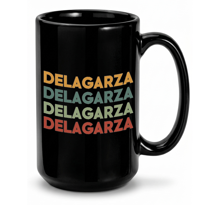 Delagarza Family Name Stack Mug