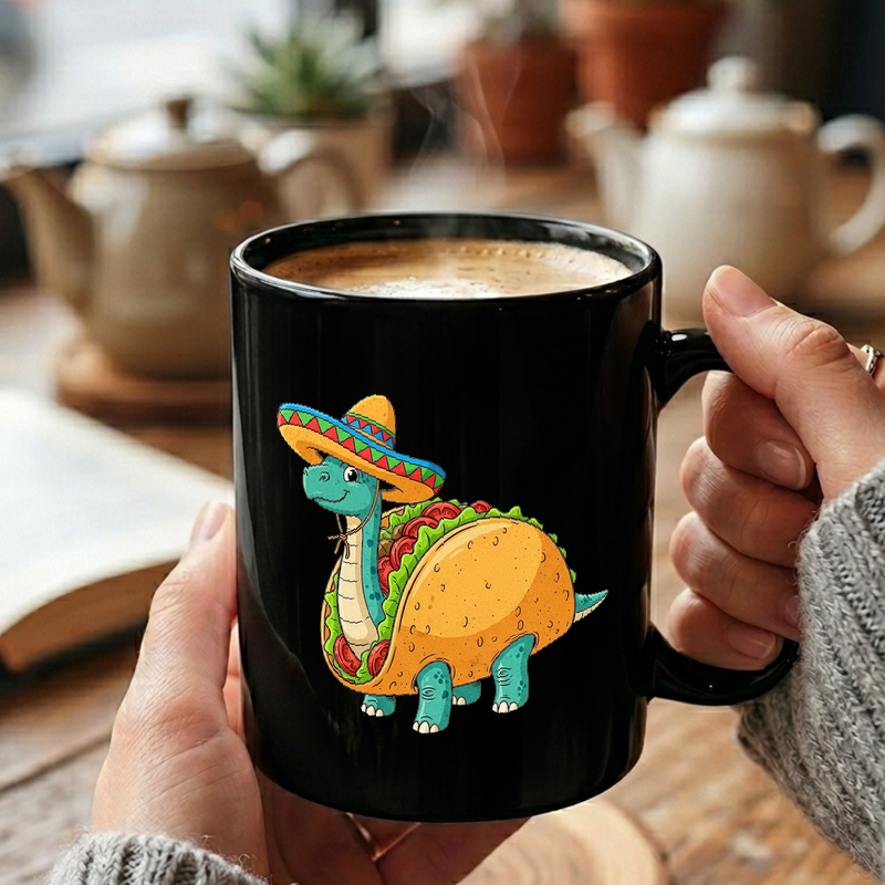 Dinosaur Taco Cinco De Mayo Mug