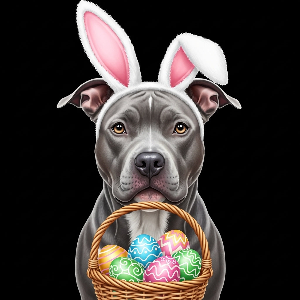 Pit Bull Bunny Easter Mug