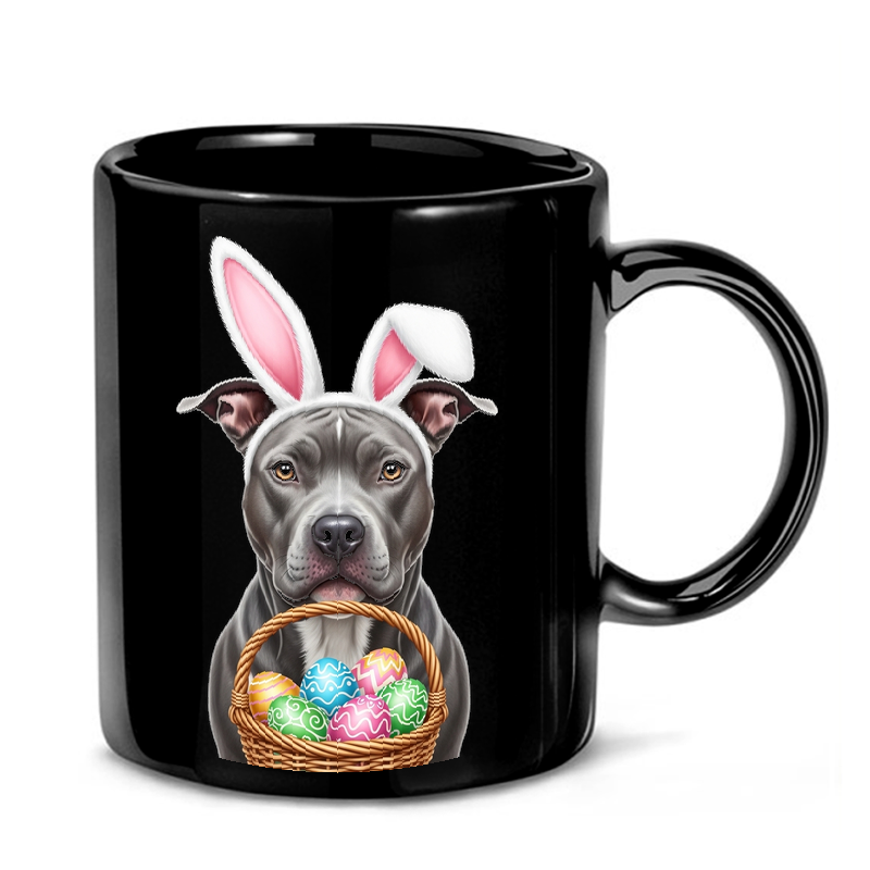 Pit Bull Bunny Easter Mug