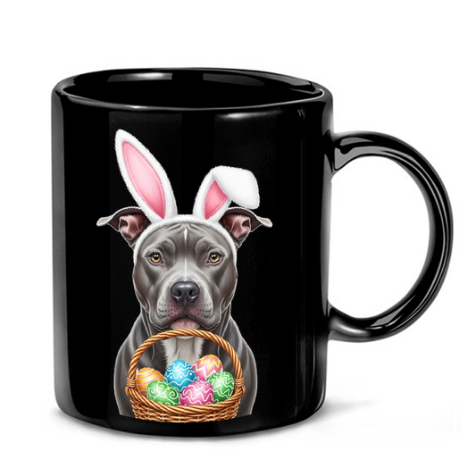 Pit Bull Bunny Easter Mug