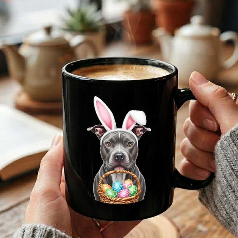 Pit Bull Bunny Easter Mug