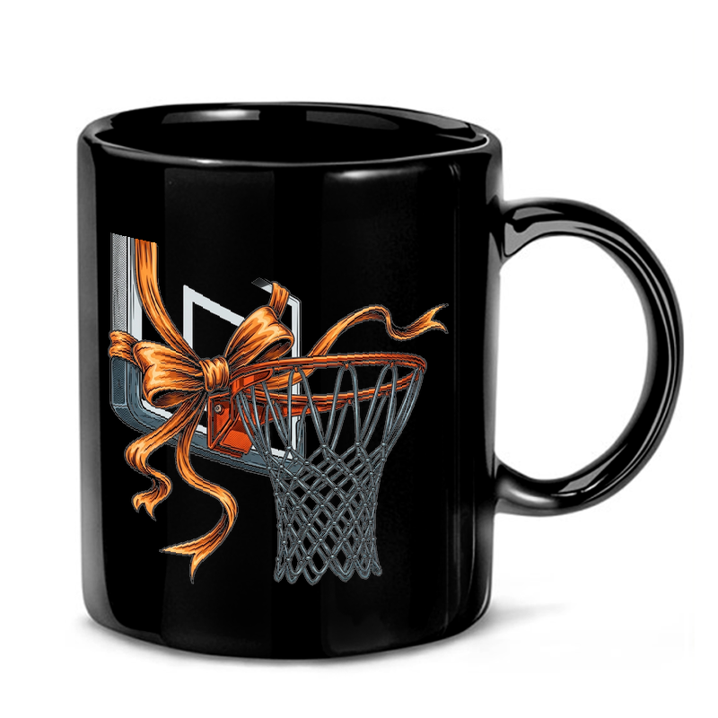 Basketball Hoop with Bow Mug