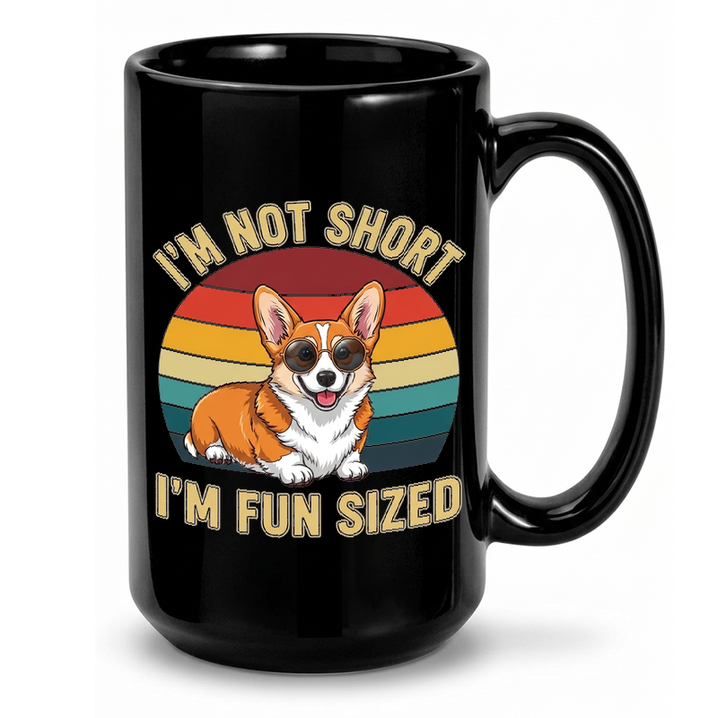 Fun Sized Corgi Sunset Mug
