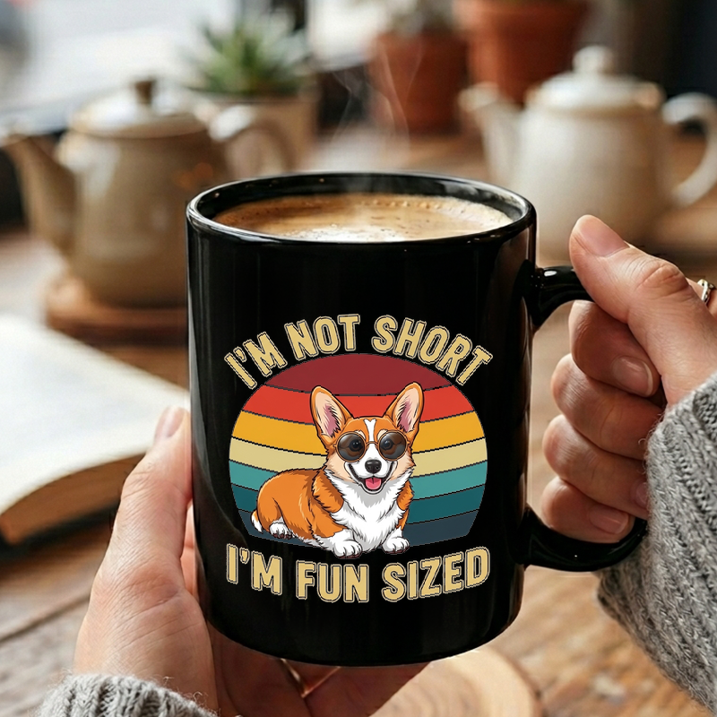 Fun Sized Corgi Sunset Mug