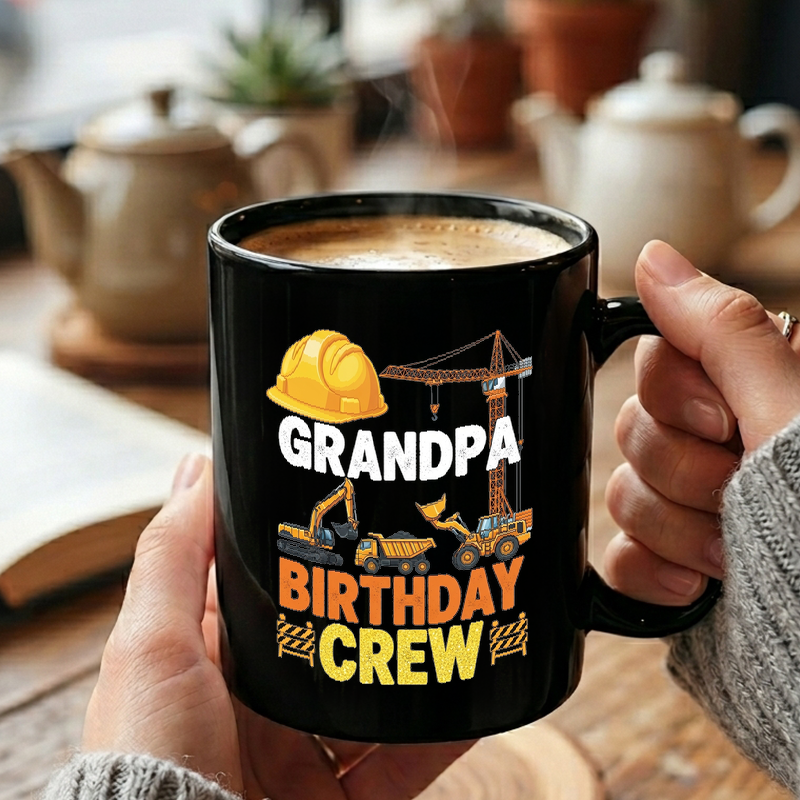 Construction Grandpa Birthday Mug