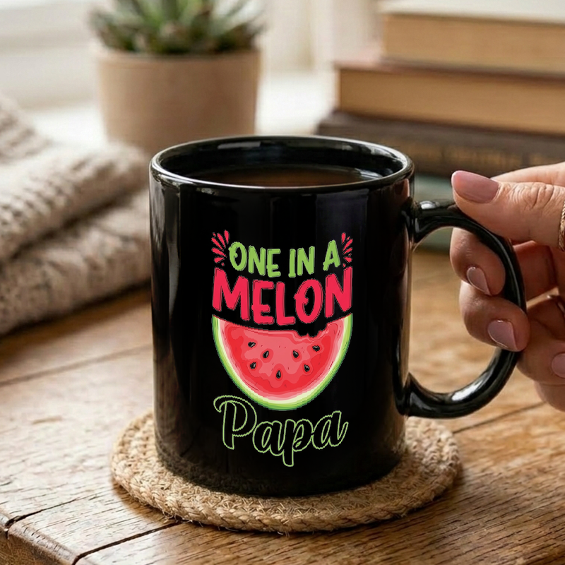 One in a Melon Watermelon Art Mug