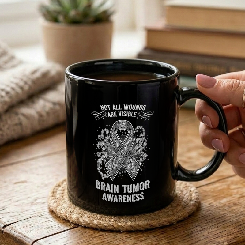 Brain Tumor Awareness Ribbon Mug