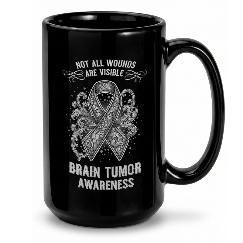 Brain Tumor Awareness Ribbon Mug