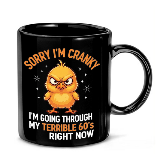Grumpy Chick 60s Humor Mug