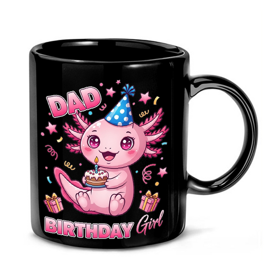 Cute Axolotl Birthday Design Mug