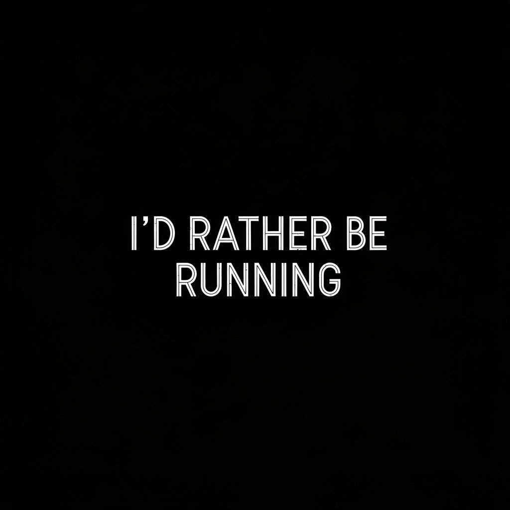 Running Quote - Minimalist Text Mug