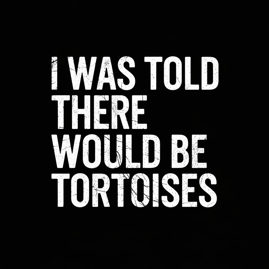 Tortoise Expectation Humor Mug